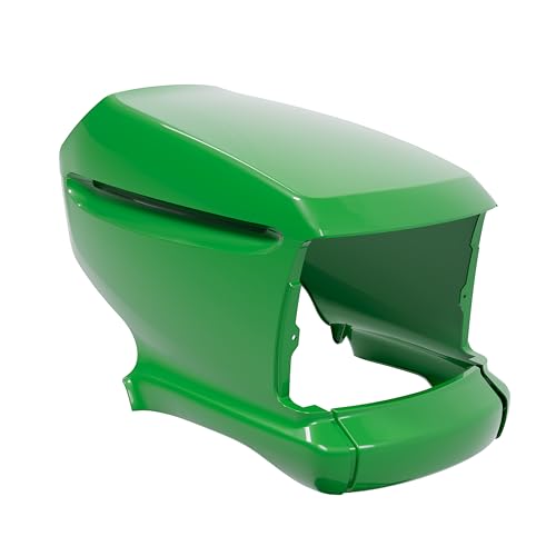 ECOTRIC Front Bumper & Lower Hood & Upper Hood Compatible with John Deere LT133 LT150 LT155 LT160 LT166 LT170 LT180 LT190 LT Series 3 Packages Replace for AM128998 AM131759 AM132530