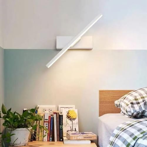 Lámparas de pared orientables con giro de 330° y luz cálida para lectura en la cabecera 7