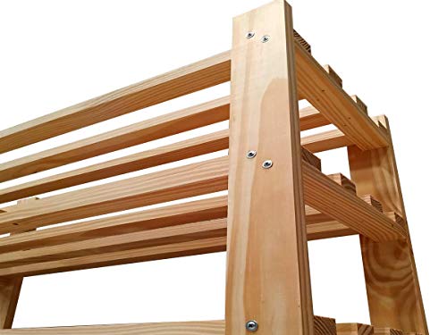 Sapateira Betria Gaam Em Madeira Com 03 Prateleiras