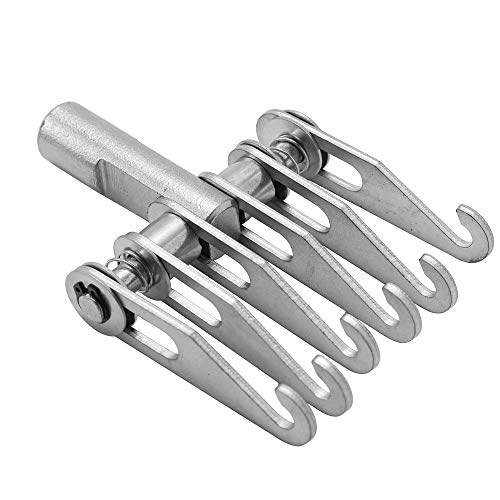 KKmoon 6 Finger Metal Claw for Slide Hammer Attachment Dent Repairing Puller Wiggle Wire Straight Washer Dent Repairing Puller Fix Auto Tools