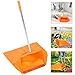 SHINEOFI Heavy Duty Trash Grabber Tool with Windproof Garbage Bag Holder Outdoor Cleaning Grabber for Litter Pickup Portable Sanitation Dustpan with Handle for Home and Industrial Use