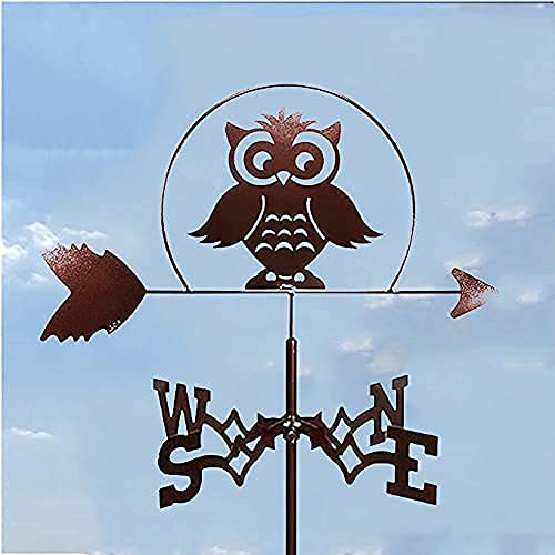 Girouette chouette en acier pour sublimer votre toit de ferme - 3