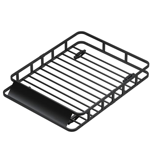 HongTaok 51" x 39" x 6" Roof Rack Cargo Carrier | Universal…