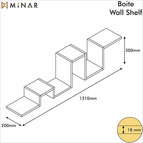 Étagère Bumpy Shelf pour habiller un mur vide sans encombrer le sol - 3