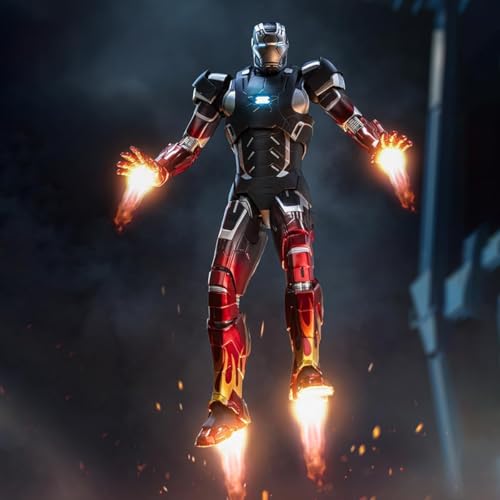 Image of ZD Box Toys Collectible Action Figure Full Box Set: Anniversary Series Non-Luminous Version 1:10 Scale Super Hero (MK - Iron Mark 22)