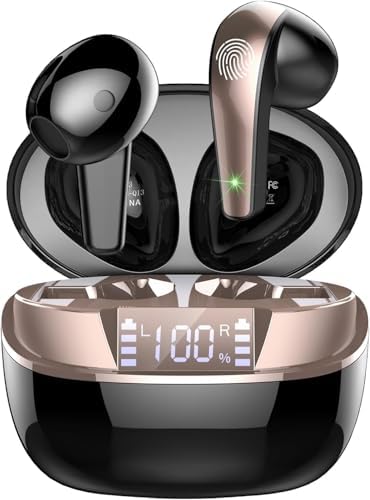 Bluetooth Kopfhörer Kabellos - 50 Std Spielzeit, IP-X7 Wasserdicht, Mit Noise Cancelling
