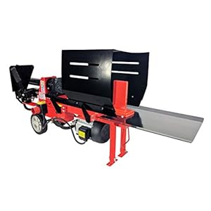 Holzspalter liegend | 8 Tonnen Holzspalter | Elektrisch 400V Holzspalter | Hydraulik Holzspalter | Premium Liegend Holzspalter | CROSSFER® (8 Tonnen (400V))
