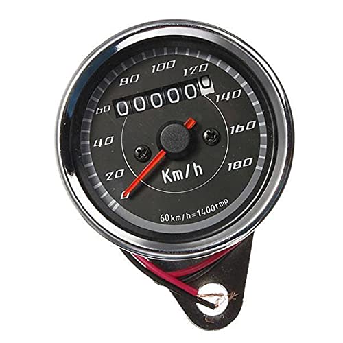 TRENDYNEST 5xMotorcycle Cafe Racer Speedometer Odometer Gauge 0-180km/h LED Indicator | Other Instruments & Gauges | Instruments & Gauges | Motorcycle Parts-picture-21