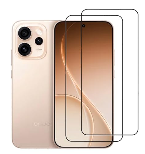Image of FabeKee Tempered Glass Screen Protector Compatible For Black Cellphone With Edge To Edge Coverage And Easy Installation Kit (Transparent, OPPO Reno15 5G)