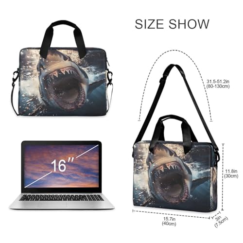 Bolso Maletín para Laptop ALAZA Blanco con Estampado miniatura 4