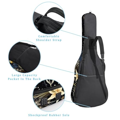 Étui de guitare étanche à protection renforcée et multipoche - 3