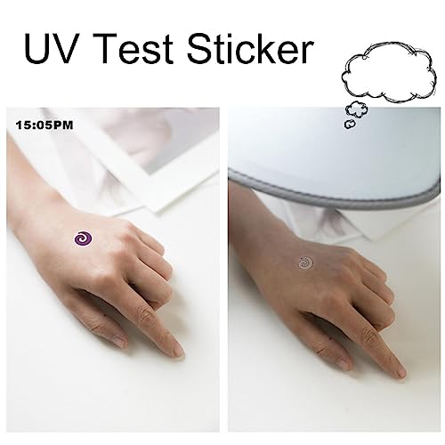 Patches de detecção de UV - Patch de detecção de solar | Conjunto de adesivos de detecção de raios U