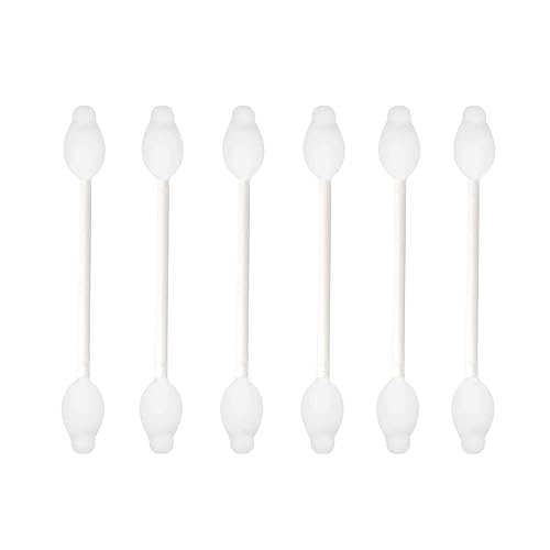 Miniatura 1 de Hisopos de algodón de seguridad para niños con puntas grandes para recién nacidos, bebés, bebés, niños y niños, 160 unidades