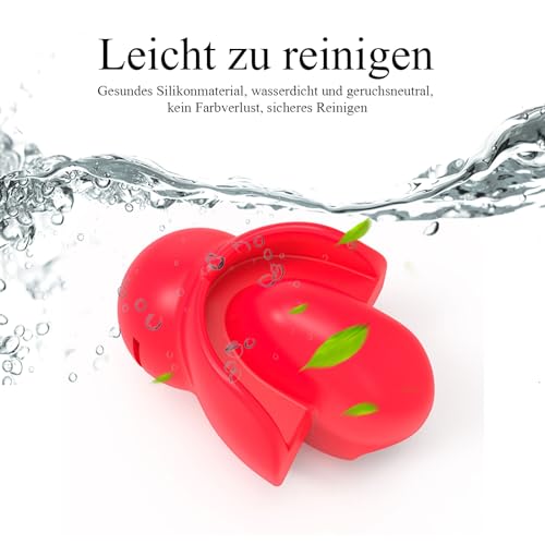 BDSMAGE Knebel SM Sexspielzeug extreme Paare,Knebel Mund extrem BDSMs Spielzeug hart,erotisches Sexspielzeug für Paare extrem Sex Toyset für Paar Set Sklaven (Rot)