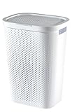 Curver Hamper- Baúl para la Colada 60L, Cesto de Ropa, 44x35xH60, 100% Material...