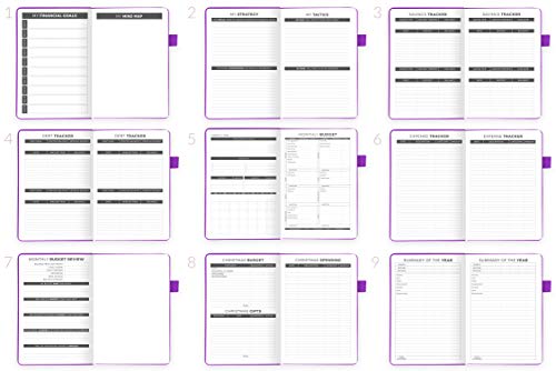 Clever Fox Budget Planner - Expense Tracker Notebook. Monthly Budgeting Journal, Finance Planner & Accounts Book to Take Control of Your Money. Undated - Start Anytime. A5 Size Purple Hardcover