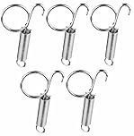 5 PCS Spring Hooks for Rabbit Cage - Multifunctional Spring Door Latch for BIRDCAGES, Pet Cages - Fixing Rabbit, Dog, Cat, Parrot, Guinea Pig, Bunny Doors