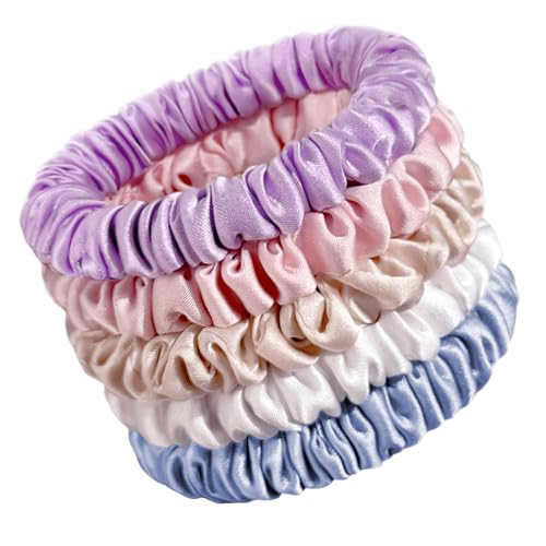 Élastiques à cheveux en soie anti-pli OLESILK : oubliez les cheveux abîmés avec ce lot de 5