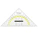Westcott E-10133 00 Geometriedreieck Kunststoff mit abnehmbarem Griff, 14 cm, transparent MI 4 günstig Kaufen-Westcott E-10133 00 Geometriedreieck Kunststoff mit abnehmbarem Griff, 14 cm, transparent