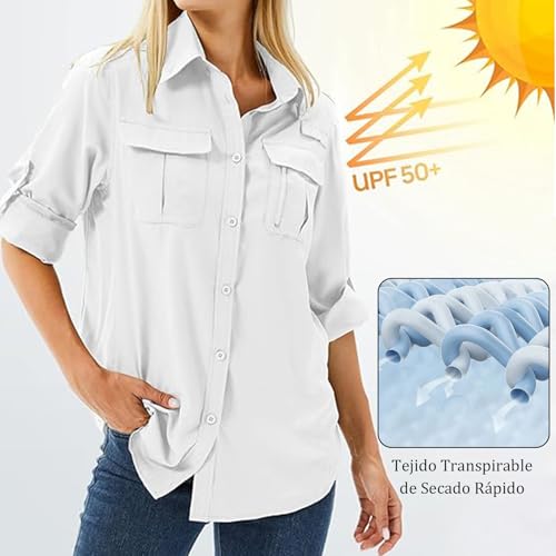 La Mejor Recopilación de Ropa de Pesca para Mujer los 5 mejores. 11 Imagen adicional