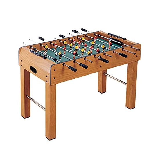 FBITE Juego de fútbol Familiar Grande Profesional de 4 pies, Mesa de fútbol, Mesa de futbolín para Interiores, 2 Bolas, Juegos de futbolín de tamaño competitivo para el hogar, Sala de Juegos, Arco