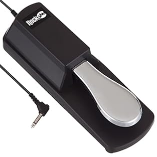 Compatibility: This keyboard sustain pedal has a polarity switch that is designed to make it work seamlessly with any keyboards and digital pianos that have a 6.35mm sustain pedal socket, making it a versatile choice for any musician. Responsive Perf...