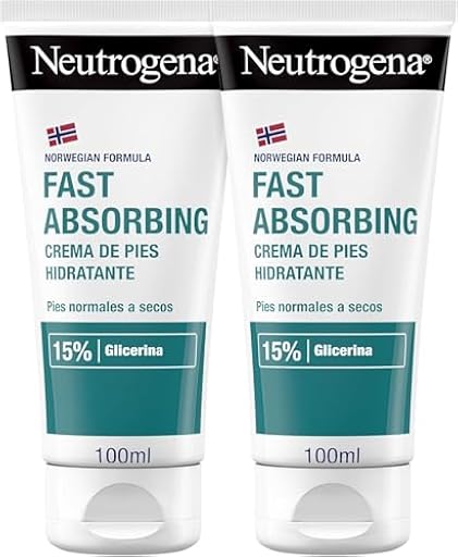 Neutrogena Fórmula Noruega Crema de Pies Absorción Inmediata (pack de 2 x 100 ml), crema hidratante para pies normales a secos, crema no grasa de absorción rápida | Ya disponible en tu tienda friki favorita! En mundofriki.es!