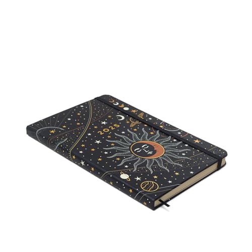 Agenda Planner Ciceros 2025 Astral Semanal Anotações 14X21 Eclipse Preto, Cicero