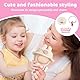 HQRKOTM Niedliche Mini Plüsch Puppen Kleidung Outfit nur Bekleidungs zubehör für 17cm Labubu Puppen Pullover Hoodie Kleidung DIY Kinder Geschenke,A