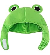 VALICLUD Plüsch Frosch Hut Winter Schal Mütze Ohren Ohr Winter Mütze Schädel Kopfbedeckung Neuhei...