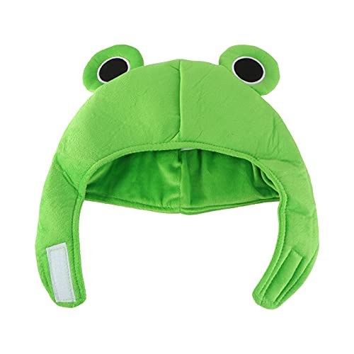 Chapeau de grenouille en peluche pour costume rapide sans maquillage