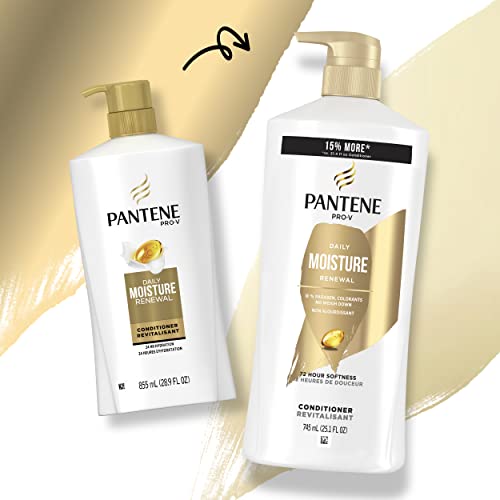 Pantene Conditioner Twin Pack With Hair Treatment, Daily Moisture Renewal For Dry Hair, Safe For Color-Treated Hair #TOP5