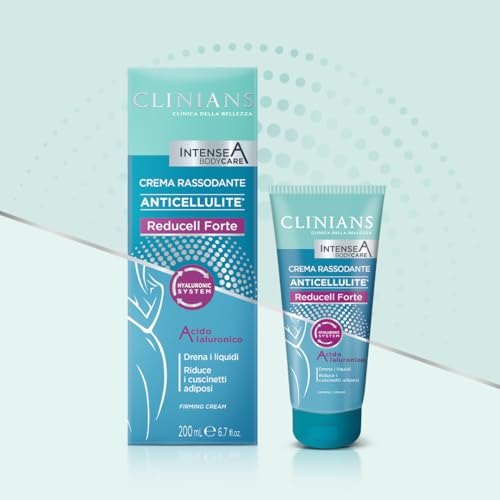 CLINIANS | Intense A Reducell Forte, Anticellulite, Rassodante, Dermatologicamente Testato, Made in Italy, 200 ml - 5