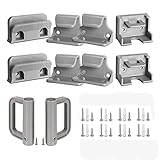 GRENFU Retractable Baby Gate Replacement Parts Kit Grey Pet Gate Full Set Wall Mounting Hardware with Brackets Anchors and Screws