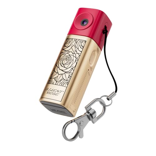Caméra de Pouce 2K rétro or pour immortaliser vos aventures du quotidien en toute discrétion