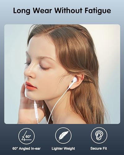 Image of Apple MFi Certified 2Pack USB C Headphones, Wired Earphone for iPhone 17 16