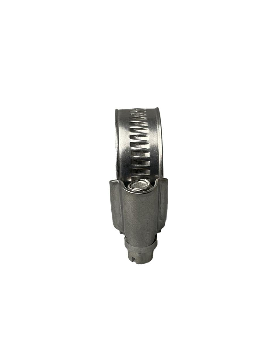 Stainless Steel British Type Hose Clamp 70-90mm x2, White - Image 4