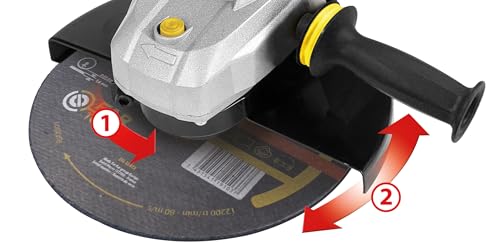 Meuleuse d'angle Fartools 230mm poignée rotative mallette M14 - 5