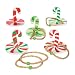 Fun Express Christmas Game Candy Cane Ring Toss (10 Piece Set) Winter Holiday Toys