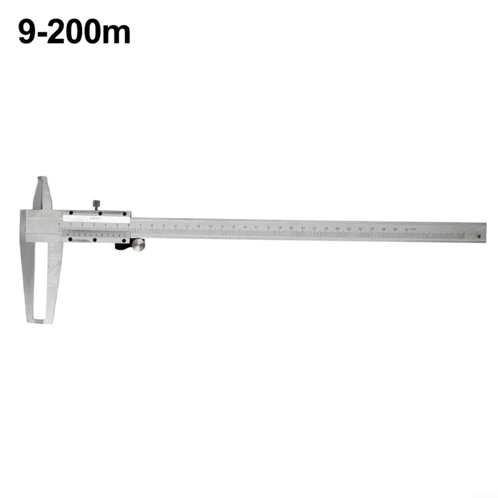 Calibrador Vernier de doble ranura interior 9-300mm Herramienta de medición interna para trabajar la madera y trabajar con metales (9-200 m)