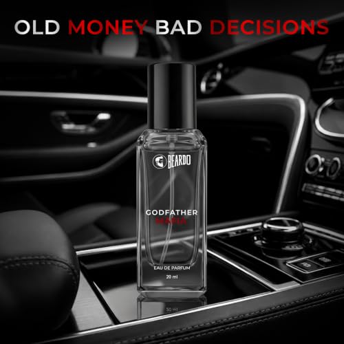 Image of BEARDO Godfather Mafia Eau De Parfum 20ml | Fruity, Amber, Woody Fragrance | Long Lasting Perfume for Men | Gift For Men | Strong EDP For Men | Gift For Husband | Gift For Boyfriend