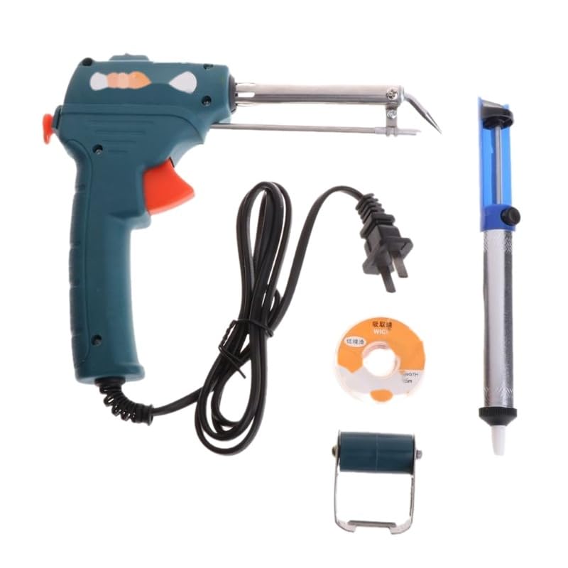 220V 60W Automatic Send Tin Electric Soldering Iron Rework Station Desoldering Pump Welding Tool Solder Wire