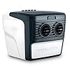 TotalCool Enfriador de aire portátil 3000, sistema de refrigeración evaporativa, peso ligero, bajo consumo de energía, 12 voltios y alimentación de red, blanco/gris
