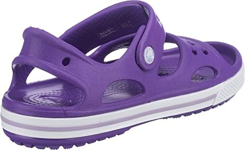 Crocs Kids' Crocband II Sandals, Neon Purple, 4 Toddler | Image 3