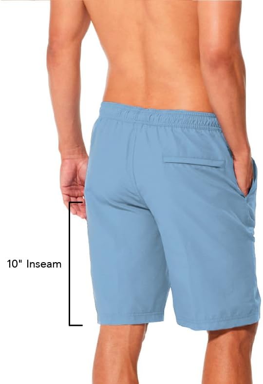 Billabong Big and Tall Swim Trunks for Men, Board Shorts Mens Pockets 10"" Inseam Sky Blue, 4X - Image 2