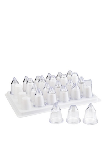Lacor Acrylic Nozzles Set, White