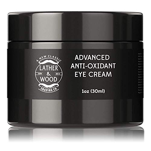 Advanced Anti-Oxidant Eye Cream For Men - Under Eye Treatment with Matrixyl 3000, Hyaluronic Acid Vitamins C, B5, E - Rebuff Fine Lines, Wrinkles, and Puffiness Around the Eyes. 1 oz