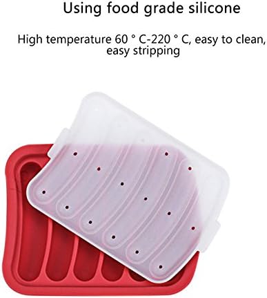 Miniatura 3 de molde de silicona para salchichas DIY hot dog salchicha de jamón hecha a mano, producción auxiliar de alimentos para niños o perrito caliente