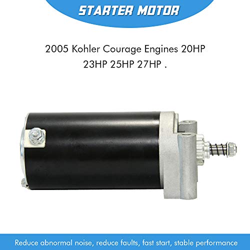Starter Motor Replacement Upgraded Heavy Duty Gear For Kohler Cub Cadet New Holland Lawn Mowers 32 098 08-S, 3209801S, 3209803S, 3209804S, 32 098 03-S, Kh-32-098-01-S, Kh-32-098-03-S, Kh-32-098-04-S #TOP1