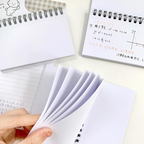 Lot de 8 petits carnets lignés colorés pour notes de bureau